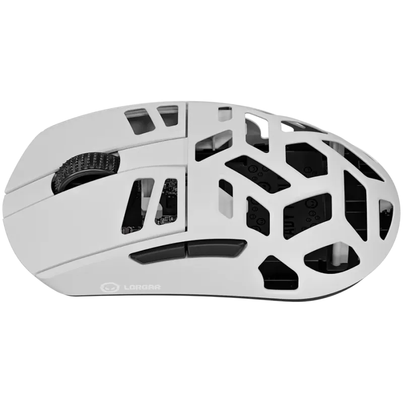 LORGAR MSE90W, Magnesium Alloy Wireless Gaming Mouse Elite, White - 1