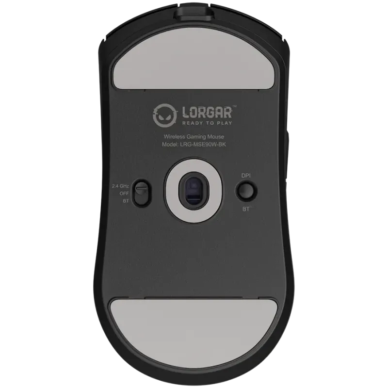 LORGAR MSE90W, Magnesium Alloy Wireless Gaming Mouse Elite, Black - 1