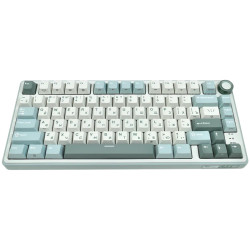 ROYAL KLUDGE R75 Sky Cyan Gaming Keyboard K silver switch - 1