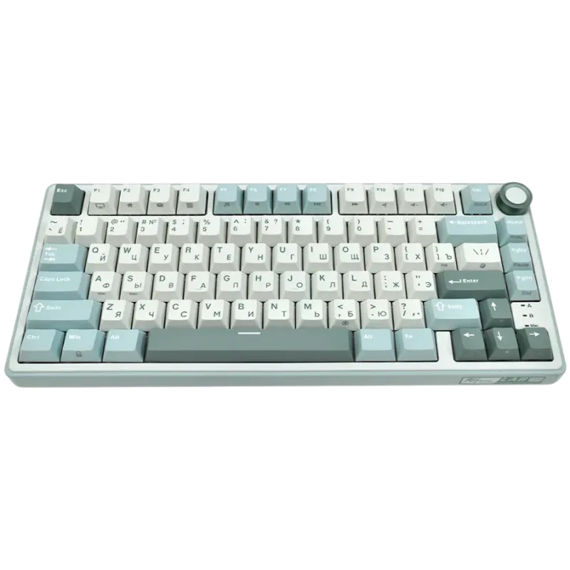 ROYAL KLUDGE R75 Sky Cyan Gaming Keyboard K silver switch - 1