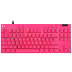 LOGITECH G PRO X TKL RAPID Gaming Keyboard - MAGENTA - US INT'L - USB - EMEA28i-935 - LINEAR - 1