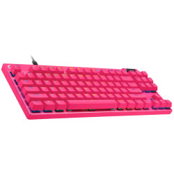 LOGITECH G PRO X TKL RAPID Gaming Keyboard - MAGENTA - US INT'L - USB - EMEA28i-935 - LINEAR - 2