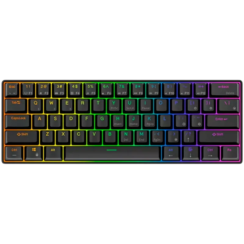 ROYAL KLUDGE RK61 Black Gaming Keyboard Red switch - 1