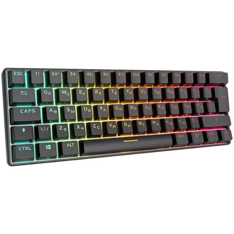 ROYAL KLUDGE RK61 Black Gaming Keyboard Red switch - 1