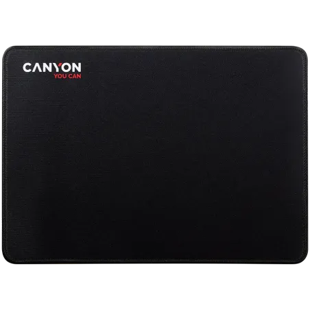 CANYON MP-4, Mouse pad,350X250X3MM,Multipandex,fully black with our logo (non gaming),blister cardboard - 1