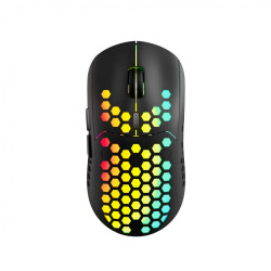 Canyon 7keys Gaming 2.4G wireless mouse, KA8 sensor, DPI up to 1600, rubber coating on panel, Huano 1million switch, 45cm PVC ca