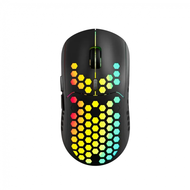Canyon 7keys Gaming 2.4G wireless mouse, KA8 sensor, DPI up to 1600, rubber coating on panel, Huano 1million switch, 45cm PVC ca
