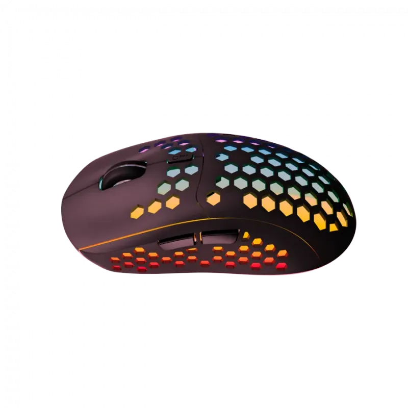Canyon 7keys Gaming 2.4G wireless mouse, KA8 sensor, DPI up to 1600, rubber coating on panel, Huano 1million switch, 45cm PVC ca