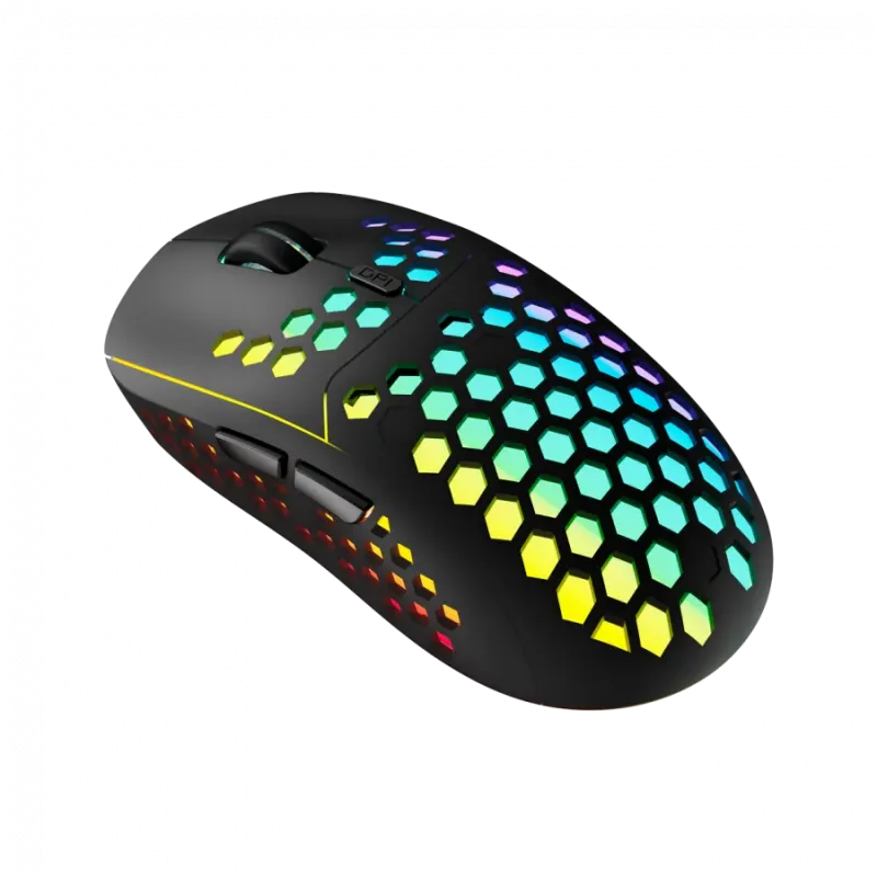 Canyon 7keys Gaming 2.4G wireless mouse, KA8 sensor, DPI up to 1600, rubber coating on panel, Huano 1million switch, 45cm PVC ca