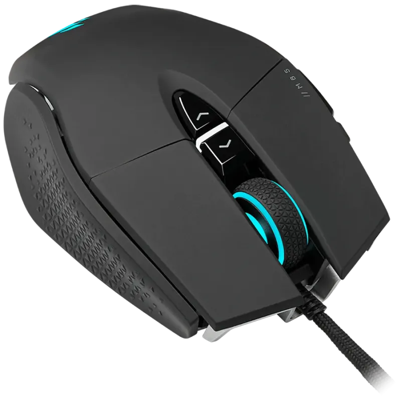 CORSAIR M65 RGB ULTRA, Backlit RGB LED, Optical, Silver ALU, Black - 1