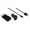 Комплект за зареждане HAMA "Picco", micro USB, Черно, 1А - 1