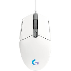 LOGITECH G102 LIGHTSYNC Corded Gaming Mouse - WHITE - USB - EER - 1