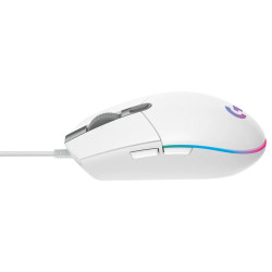 LOGITECH G102 LIGHTSYNC Corded Gaming Mouse - WHITE - USB - EER - 4