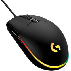 LOGITECH G102 LIGHTSYNC Corded Gaming Mouse - BLACK - USB - EER - 2