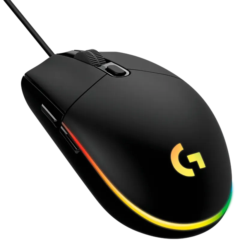 LOGITECH G102 LIGHTSYNC Corded Gaming Mouse - BLACK - USB - EER - 1