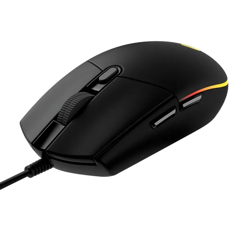 LOGITECH G102 LIGHTSYNC Corded Gaming Mouse - BLACK - USB - EER - 1
