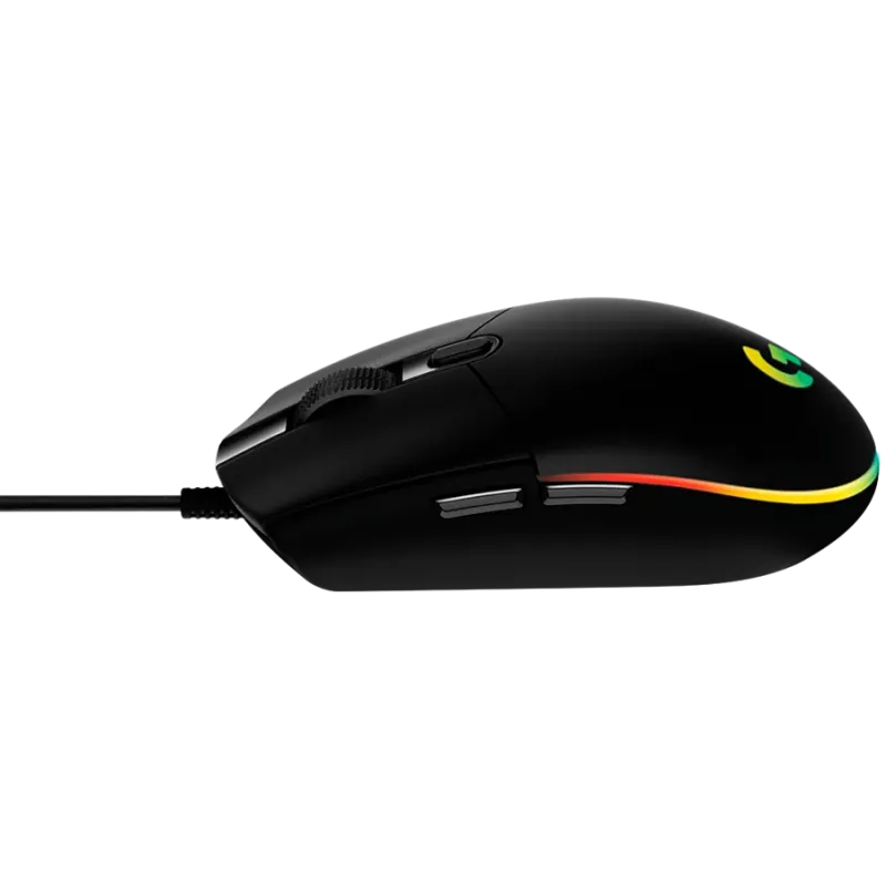 LOGITECH G102 LIGHTSYNC Corded Gaming Mouse - BLACK - USB - EER - 1