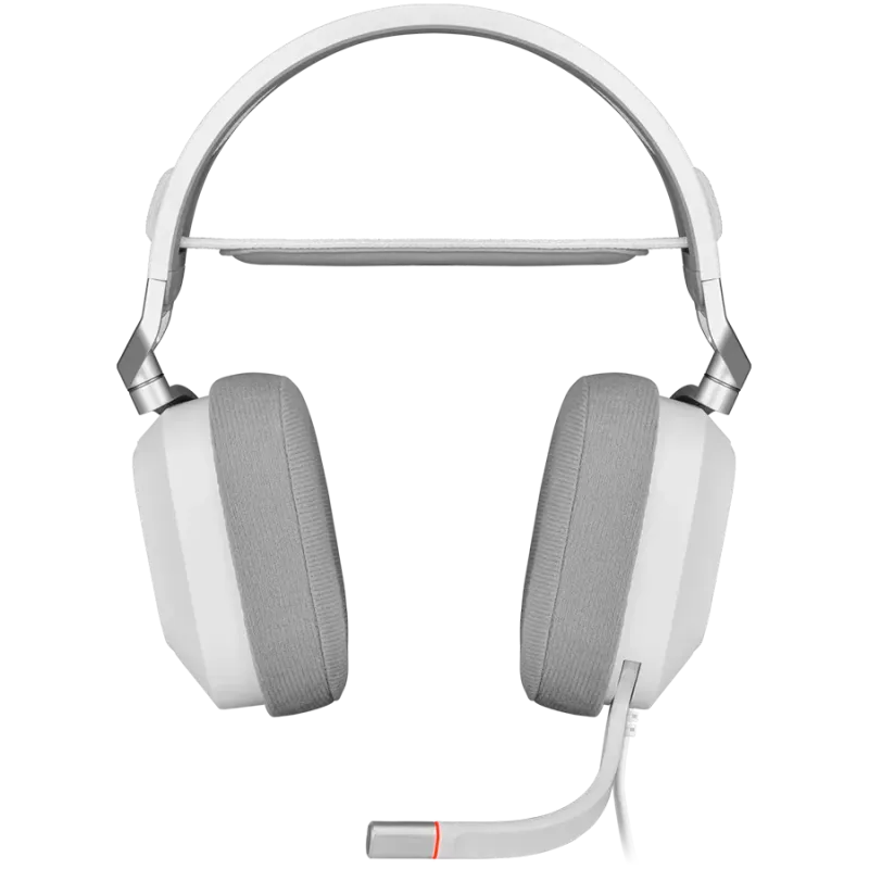 CORSAIR HS80 RGB USB Headset, White - EU - 1
