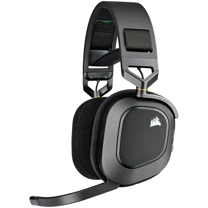 CORSAIR HS80 RGB Wireless Headset, Carbon - EU - 1