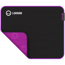 Lorgar Main 313, Gaming mouse pad, High-speed surface, Purple anti-slip rubber base, size: 360mm x 300mm x 3mm, weight 0.195kg -