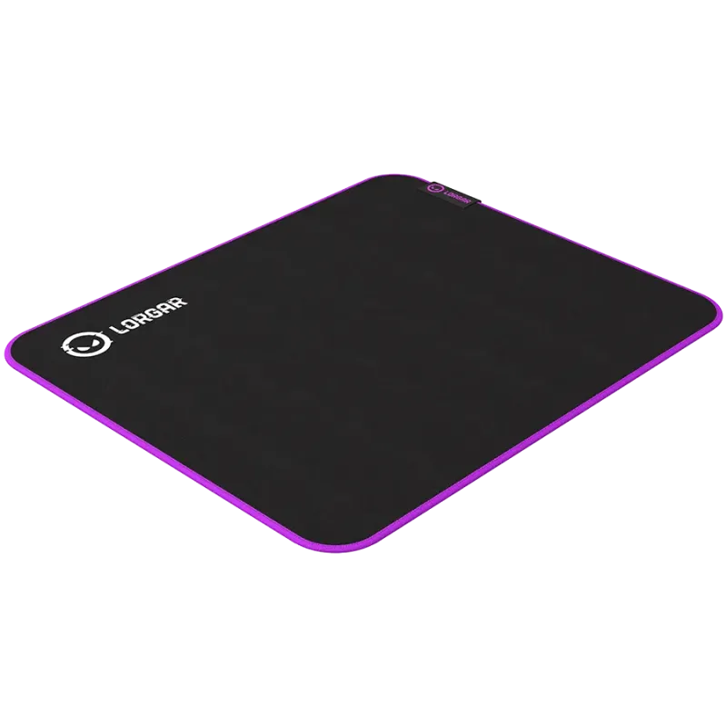 Lorgar Main 313, Gaming mouse pad, High-speed surface, Purple anti-slip rubber base, size: 360mm x 300mm x 3mm, weight 0.195kg -