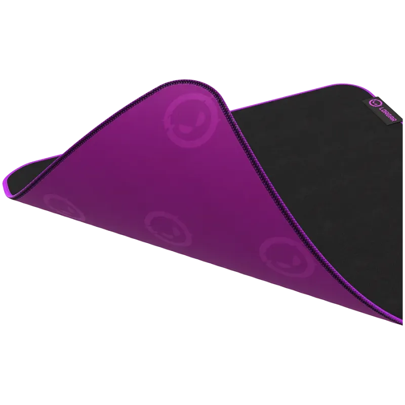 Lorgar Main 313, Gaming mouse pad, High-speed surface, Purple anti-slip rubber base, size: 360mm x 300mm x 3mm, weight 0.195kg -