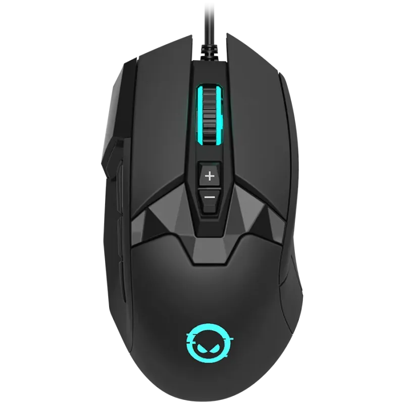 LORGAR Stricter 579, gaming mouse, 9 programmable buttons, Pixart PMW3336 sensor, DPI up to 12 000, 50 million clicks buttons li
