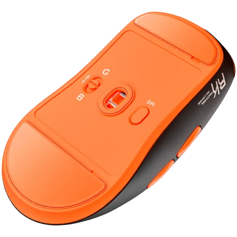 ROYAL KLUDGE M30 Black Orange Gaming Mouse PAW 33111K - 1