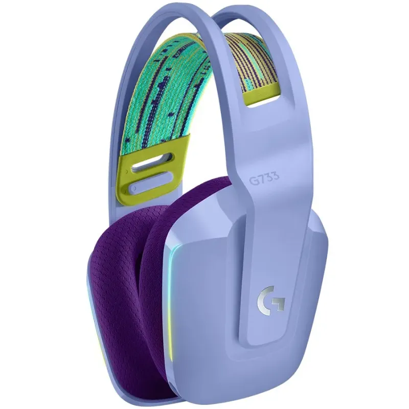 LOGITECH G733 LIGHTSPEED Wireless RGB Gaming Headset - LILAC - 1
