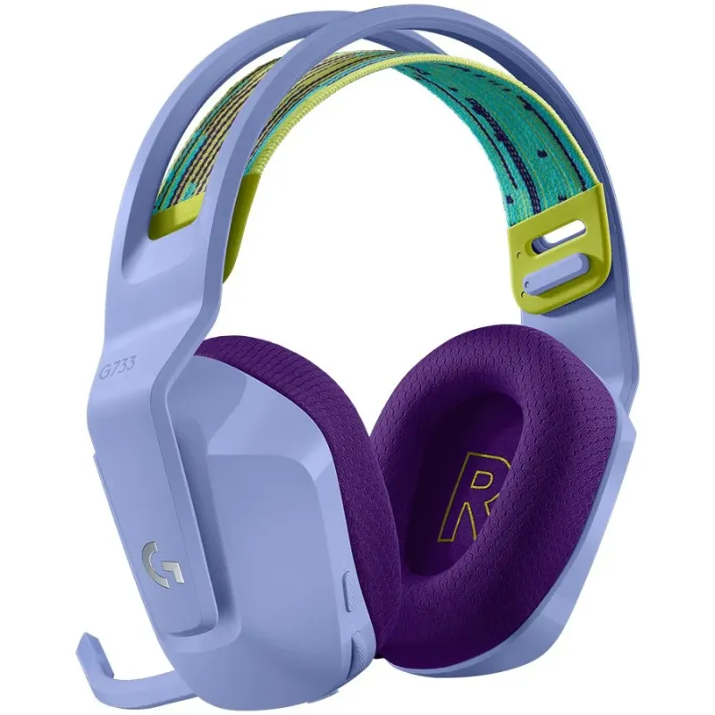 LOGITECH G733 LIGHTSPEED Wireless RGB Gaming Headset - LILAC - 1
