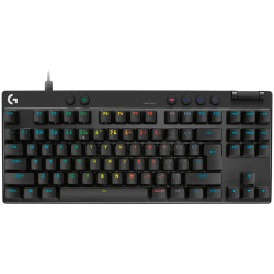 LOGITECH PRO X TKL RAPID Gaming Keyboard - BLACK - US INT'L - USB - EMEA28i-935 - LINEAR - 1