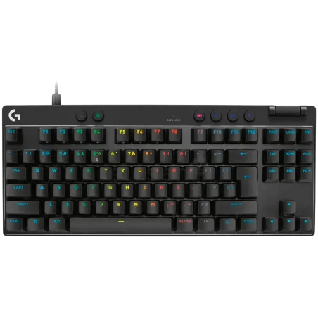 LOGITECH PRO X TKL RAPID Gaming Keyboard - BLACK - US INT'L - USB - EMEA28i-935 - LINEAR - 1