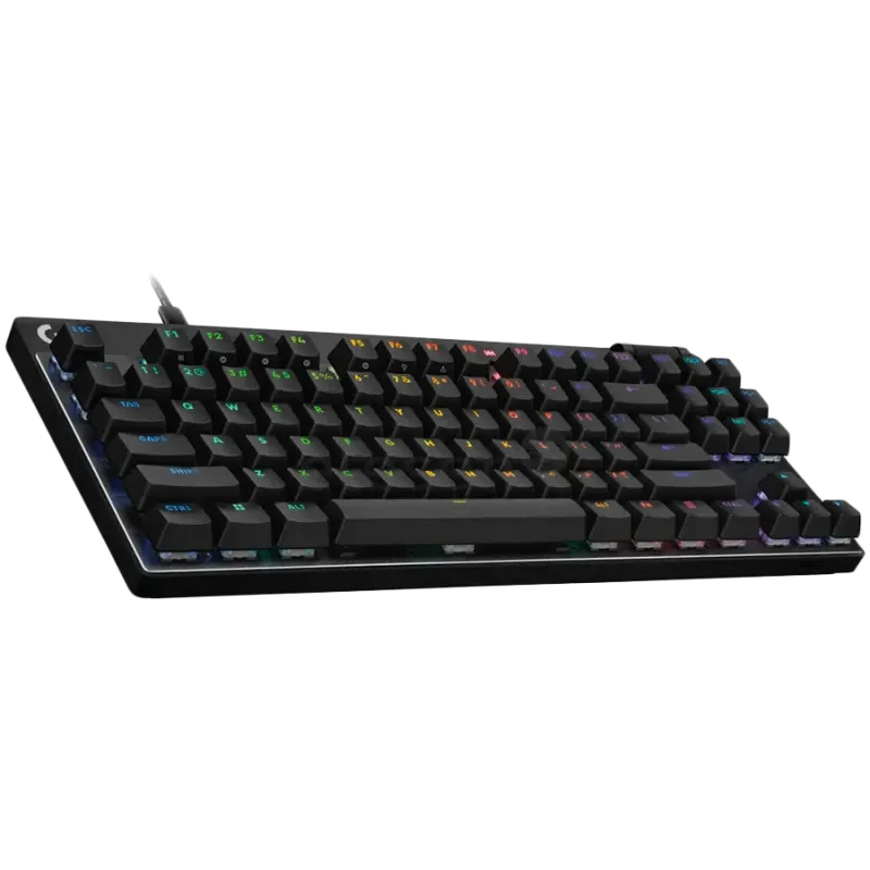 LOGITECH PRO X TKL RAPID Gaming Keyboard - BLACK - US INT'L - USB - EMEA28i-935 - LINEAR - 1