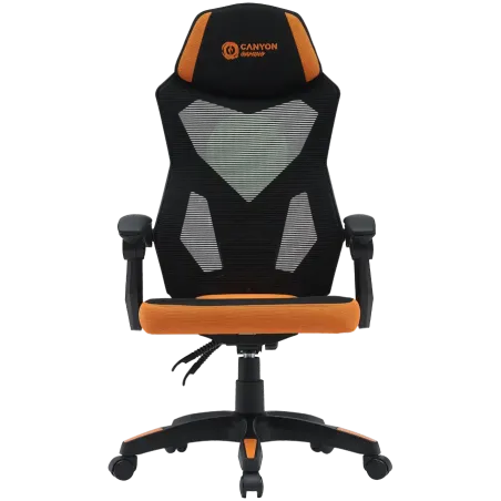 CANYON gaming chair Wave MCH02 Mesh Black Orange - 1