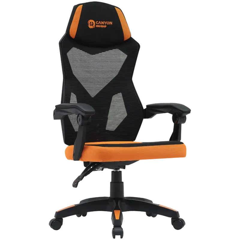 CANYON gaming chair Wave MCH02 Mesh Black Orange - 1
