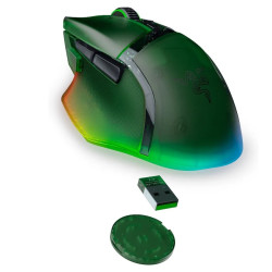 Razer Basilisk V3 Pro 35K Phantom Green Edition, Gaming mouse, Ergonomic Wireless Gaming Mouse, Charging Cable USB Type C, 30000