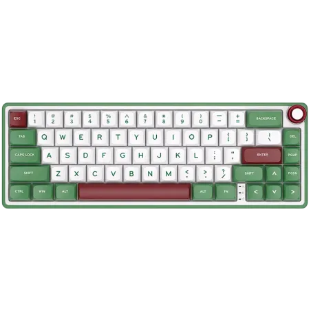 ROYAL KLUDGE R65 Green sand Gaming Keyboard Chartreuse switch - 1