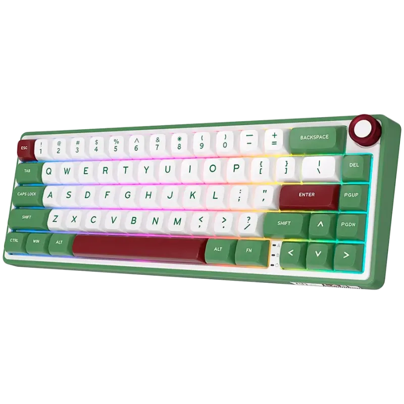 ROYAL KLUDGE R65 Green sand Gaming Keyboard Chartreuse switch - 1