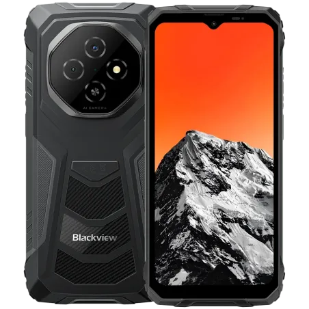 Blackview FORT 1 Rugged Phone, 6.56" HD+ , 6+256GB Unisoc T615 8+16MP , Android 15 , 10000mAh + 18W , GSM-LTE VOLTE , Black , Ru