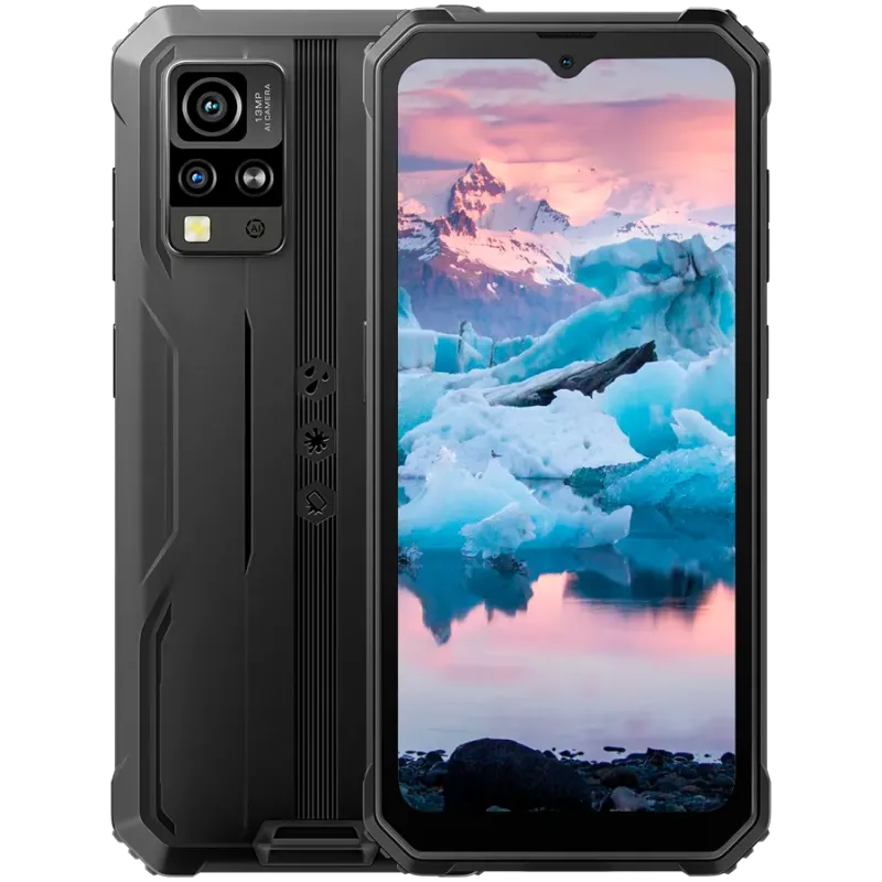 Blackview BV4800 Pro Rugged Phone, 6.56" HD+ , 4+128GB Unisoc T606 8+16MP , Android 15 , 5180mAh + 10W , GSM-LTE VOLTE , Black ,