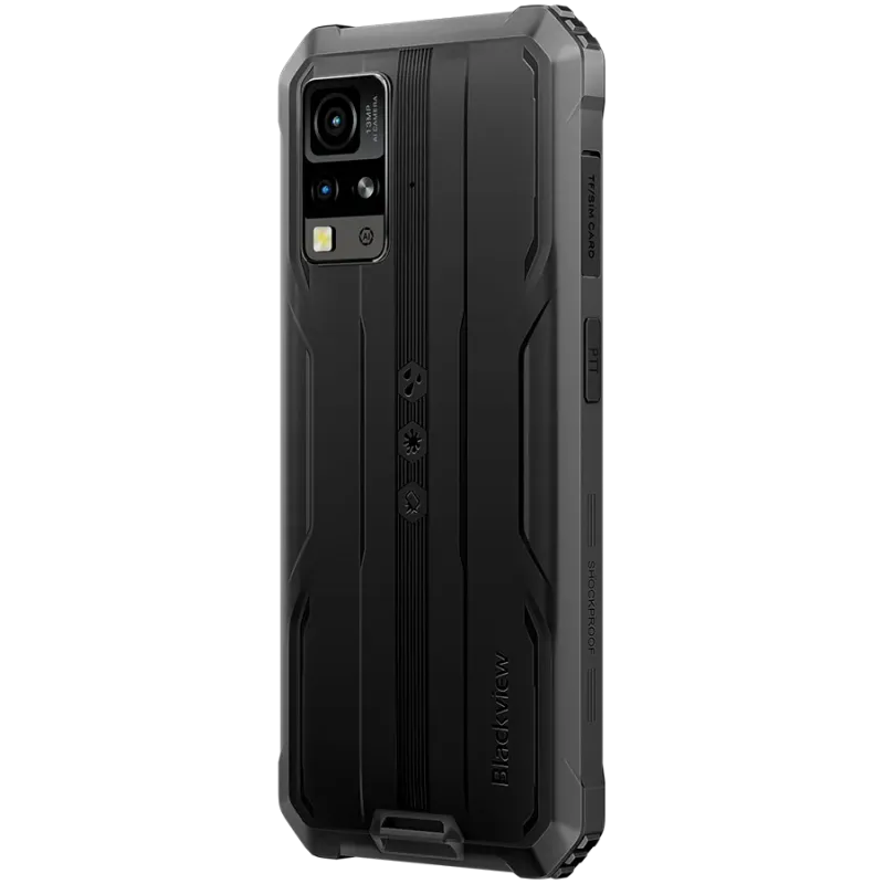 Blackview BV4800 Pro Rugged Phone, 6.56" HD+ , 4+128GB Unisoc T606 8+16MP , Android 15 , 5180mAh + 10W , GSM-LTE VOLTE , Black ,