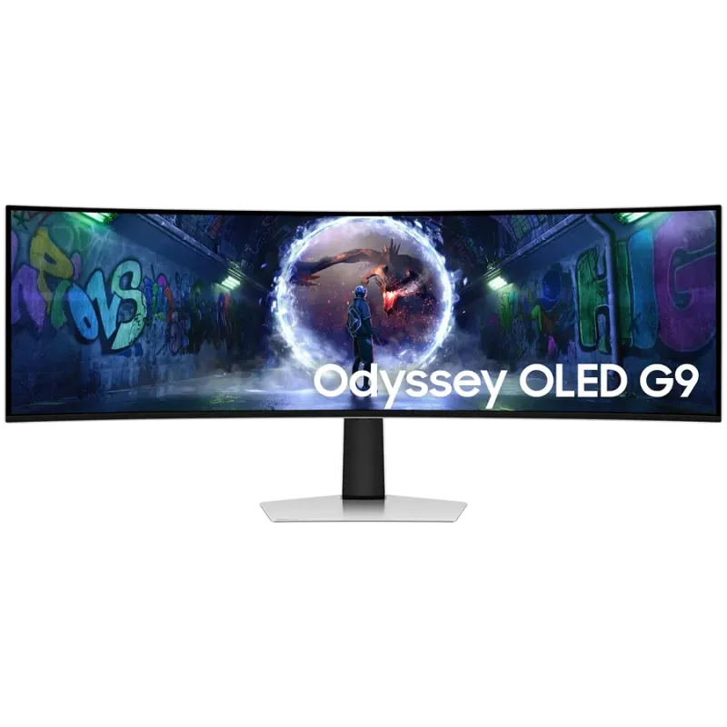 Monitor LED Samsung LS49DG934SUXEN Odyssey G93SD, 49" DQHD Curved 1800R 32:9 (5120x1440) QD-OLED 240z, 250 cd/㎡, 1m:1, 0.03ms(GT