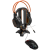 CANYON WH-200, Gaming 3 in 1 Headset stand, Bungee and USB 2.0 hub, 2 USB hub, 1.5m standard USB to USB 5mm PVC cable, Weighted 