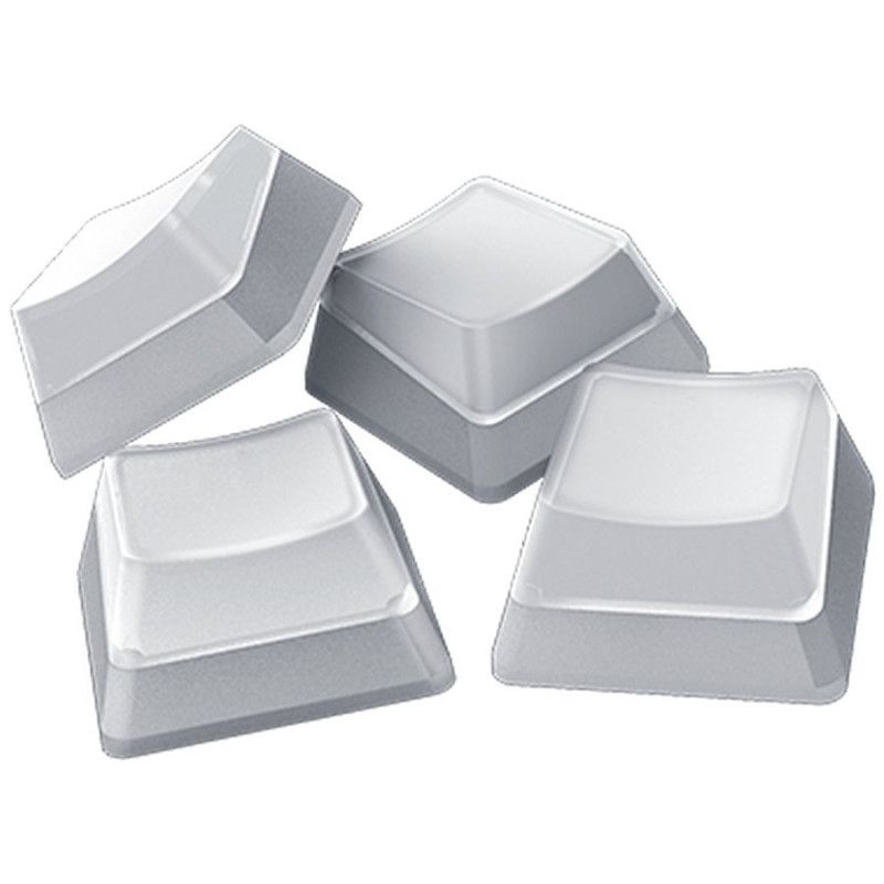 Razer Phantom Keycap Upgrade Set - White, ABS Material, Keycap Count: 128, Translucent sides, Bottom-lasered legends, Standard b Razer Phantom Keycap Upgrade Set - White, ABS Material, Keycap Count: 128, Translucent sides, Bottom-lasered legends, Standard b