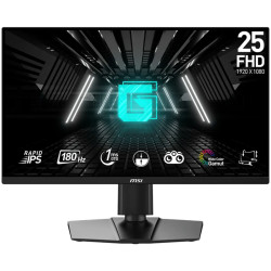 MSI G255PF E2 Gaming Monitor, 24.5"" 180Hz, FHD (1920x1080) 16:9, Rapid IPS Anti-glare, 1ms, 300nits, 1000:1, 178°/178°, AMD Fre