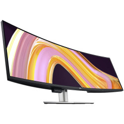 Dell U4924DW Monitor LED UltraSharp 49 Curved, 49", 5K Dual QHD (5120x1440) 60Hz, 32:9, Anti-glare, 3H Hard Coating, ComfortView