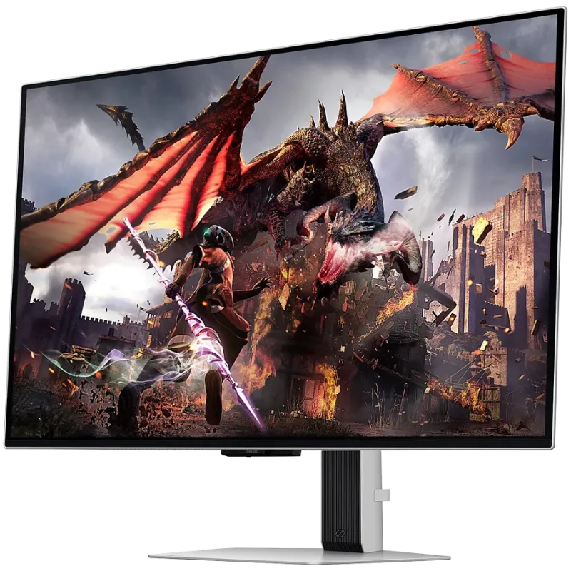 Monitor LED Samsung LS32DG802SUXDU G80SD Gaming, 32" UHD Flat 16:9 (3840x2160) OLED 240z, 250 cd/㎡, 1000000:1, 0.03ms, 178/178, 