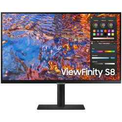 Monitor LED Samsung LS27B800PXPXEN HRM S80PB, 27" UHD FLAT 16:9 (3840x2160) IPS 60Hz, 350 cd/㎡, 1000:1, HDR400, 5ms, 178/178, 1x
