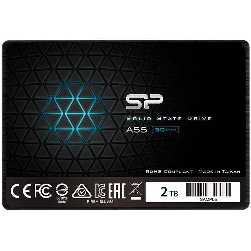 SILICON POWER A55 2TB SSD, 2.5" SATA III, Read/Write: 560 / 530 MB/s - 1
