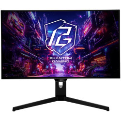Asrock Gaming Monitor, 27" QHD(2560x1440) OLED, 240 Hz, 129% sRGB, 1 500 000:1, 16:9, 178/178, 0.03 ms, 275 nits, AMD FreeSync™,